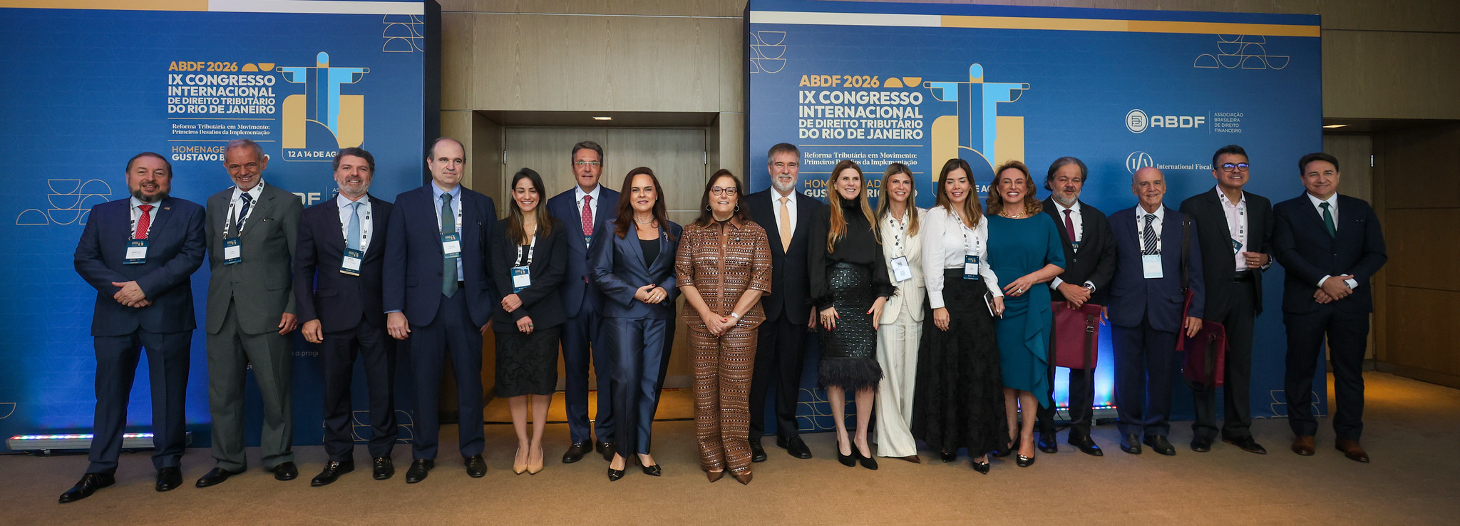 Speakers of the opening plenary of the IX International Tax Law Congress of Rio de Janeiro