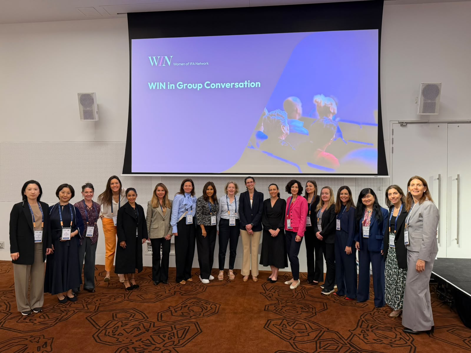 Participants of the WIN in Group Conversation session at the 78th IFA Congress